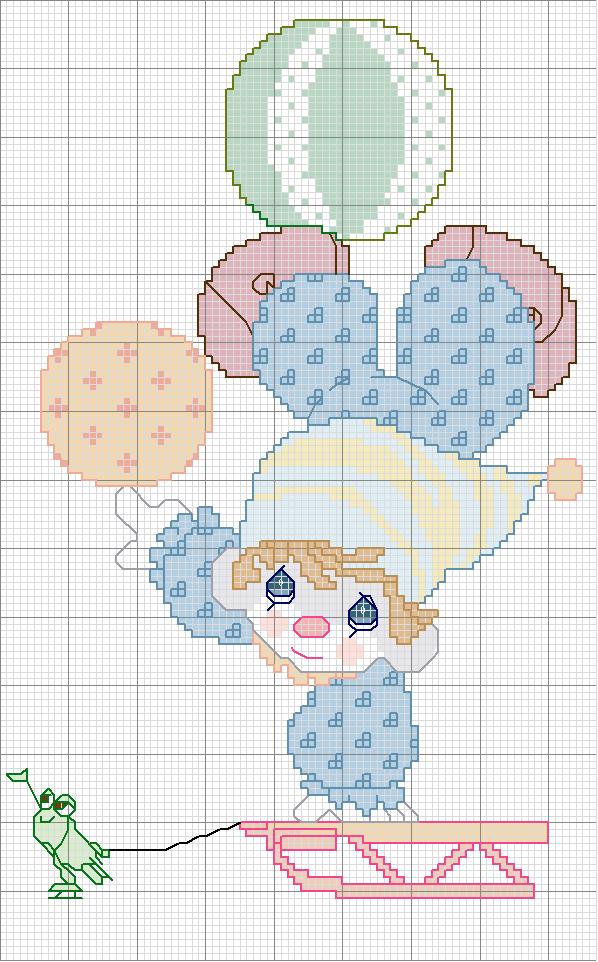 Schema punto croce Bimbi (1)